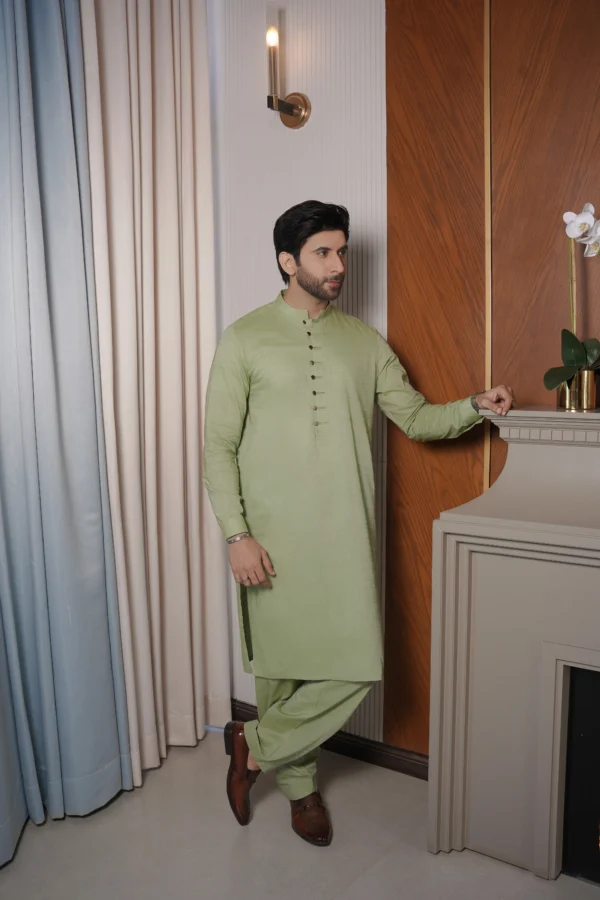 Home 11 Green Kameez Shalwar