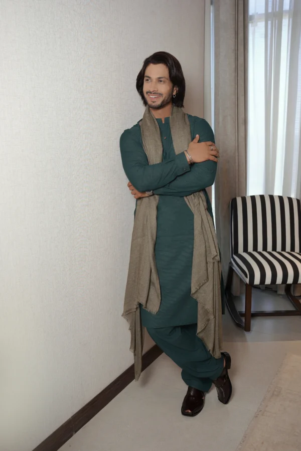 GREEN SHAWL 2 Green Shawl For Men
