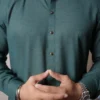 TEXTURED GREEN KAMEEZ SHALWAR 10 Green Kameez Shalwar For Men