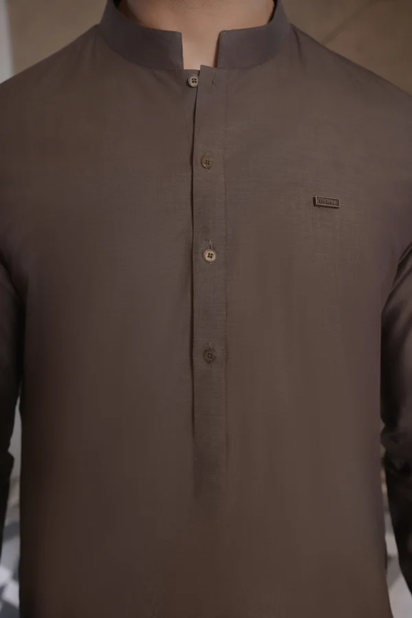 Brown Kameez Shalwar