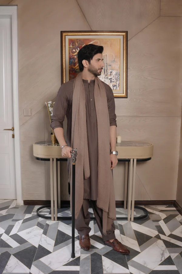 Home 5 Brown Shawl For Men