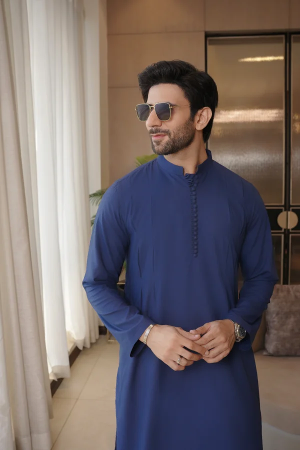 INDIGO BLUE KURTA 4 Blue Kurta For Boys