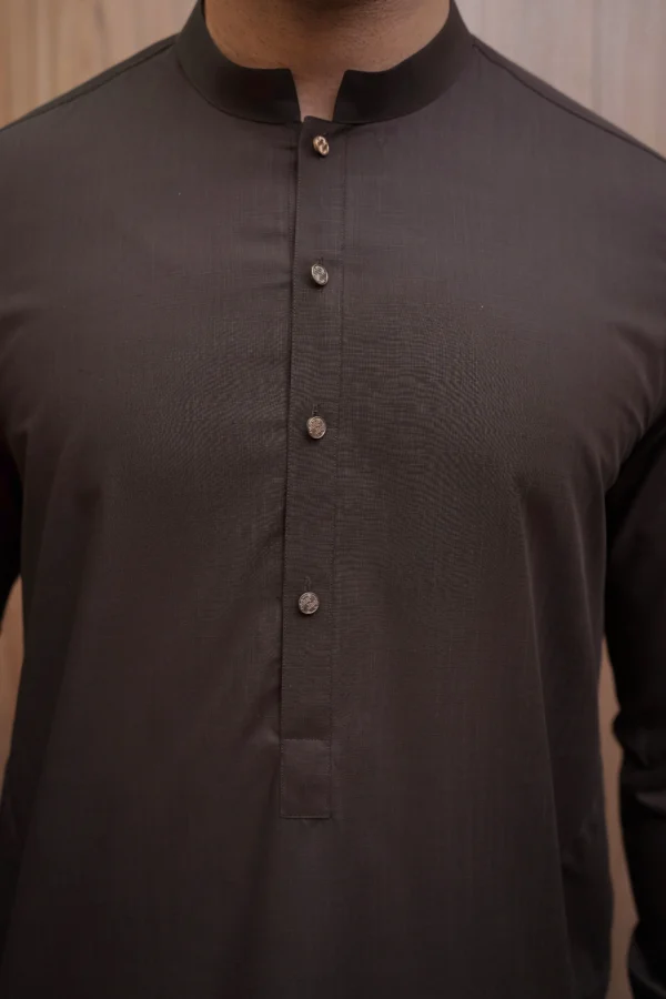 CACAO BROWN KAMEEZ SHALWAR 4 Brown Kameez Shalwar For Men