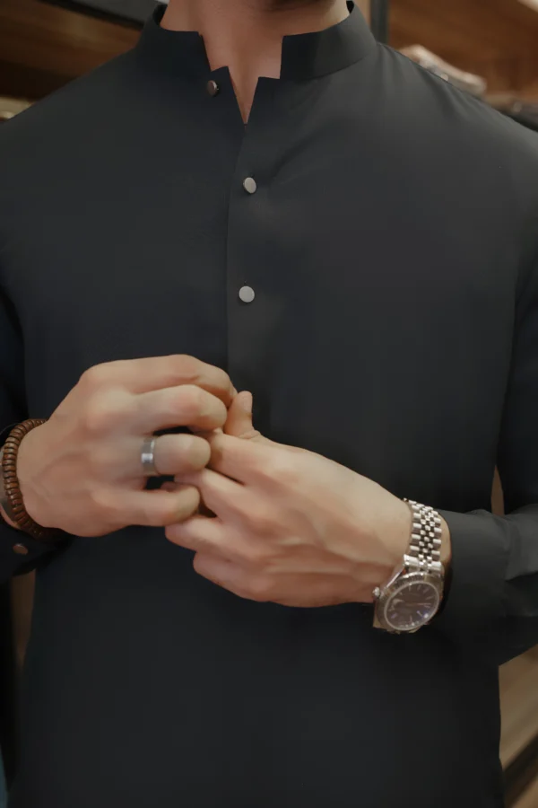 Dark Green Kameez Shalwar For Men