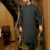 Dark Green Kameez Shalwar For Men