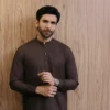 CACAO BROWN KAMEEZ SHALWAR 6 Brown Kameez Shalwar