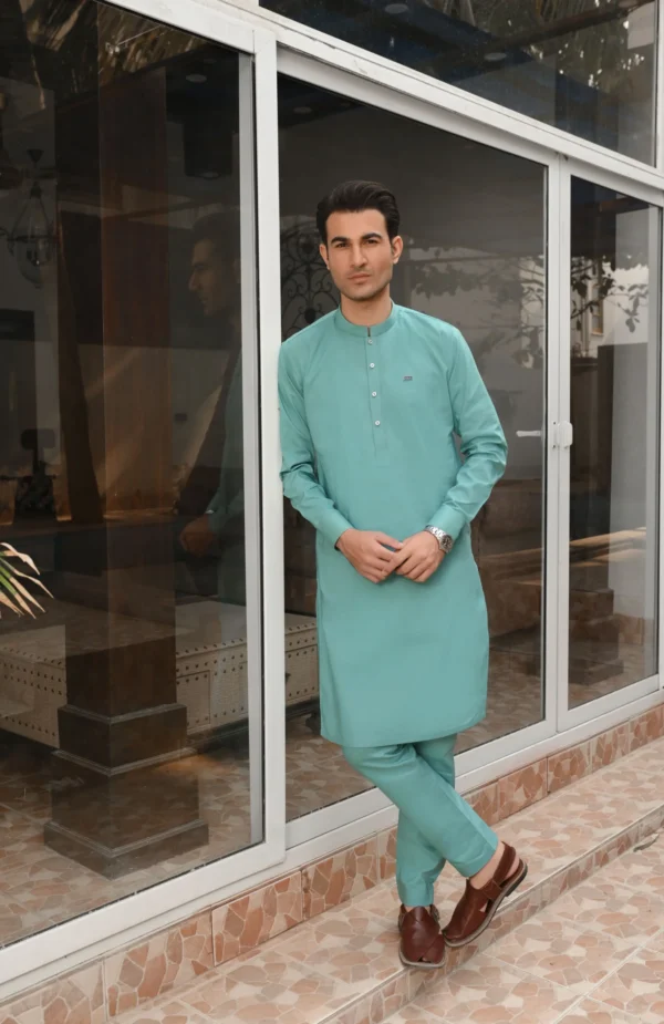 Green Kurta Pajama For Men