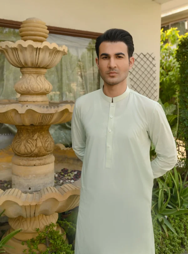 Aqua Kameez Shalwar For Men