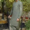 Green Blended Kameez Shalwar 6 Green Kameez Shalwar