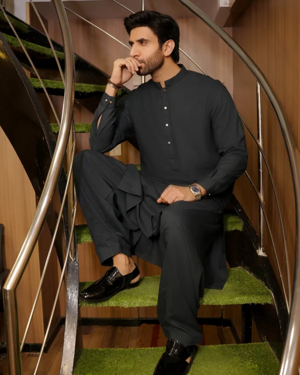 Home 14 Emerald Green Kameez Shalwar