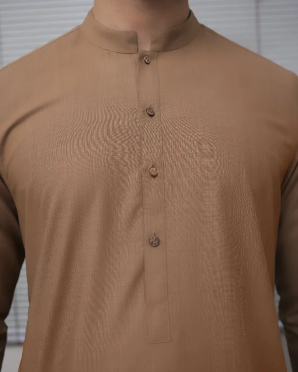 Brown Kameez Shalwar For Men