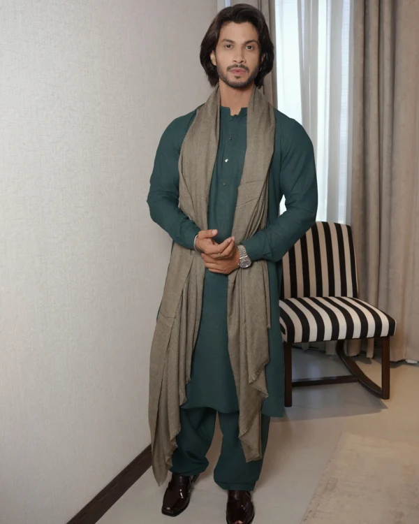 Green Shawl For Men