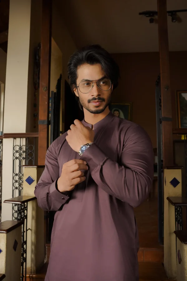 Plum Kameez Shalwar 3 Purple Kameez Shalwar