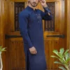 Navy Blue Kameez Shalwar 6 Navy Blue Kameez Shalwar For Men