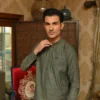 TWO-TONE GREEN KURTA PAJAMA 6 Green Kurta Pajama For Men