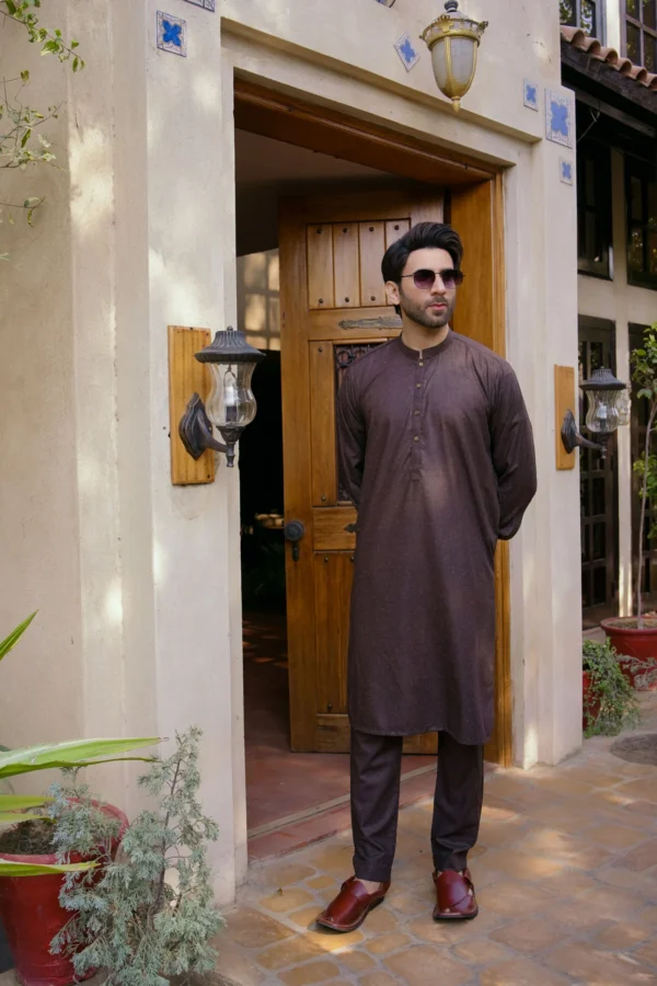 Brown Kurta Pajama