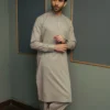 Light Gray Kameez Shalwar