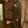 SEAWEED GREEN KURTA PAJAMA 6 Green Kurta Pajama For Men