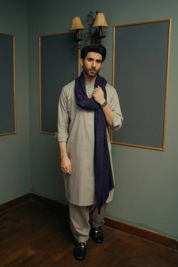 NAVY BLUE SHAWL 1 Navy Blue Shawl