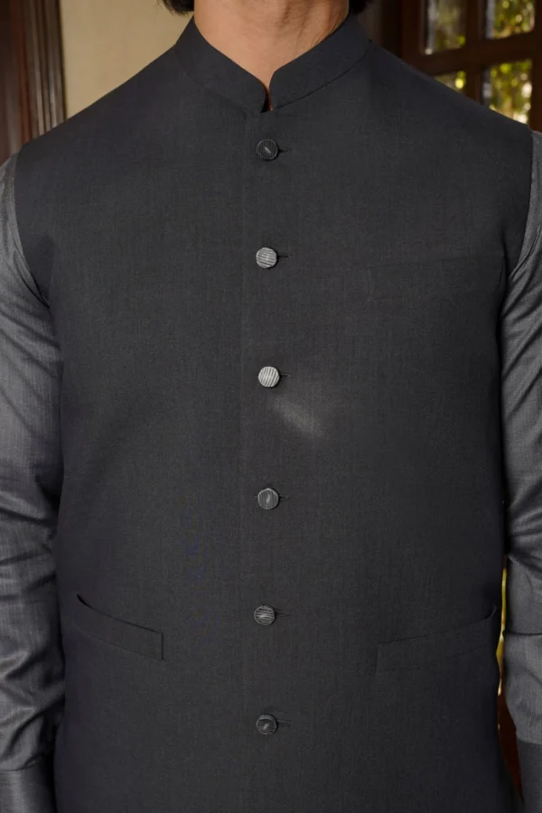 Charcoal Gray Waistcoat