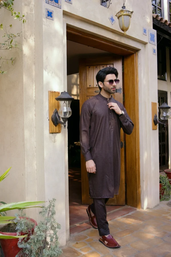 Brown Kurta Pajama