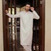 CREAM KURTA PAJAMA 8 Cream Kurta Pajama