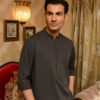 Dark Gray Kurta Pajama