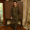 SEAWEED GREEN KURTA PAJAMA 7 Green Kurta Pajama