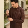 BRUNETTE KAMEEZ SHALWAR 9 Brown Kameez Shalwar