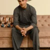 Gray Kameez Shalwar