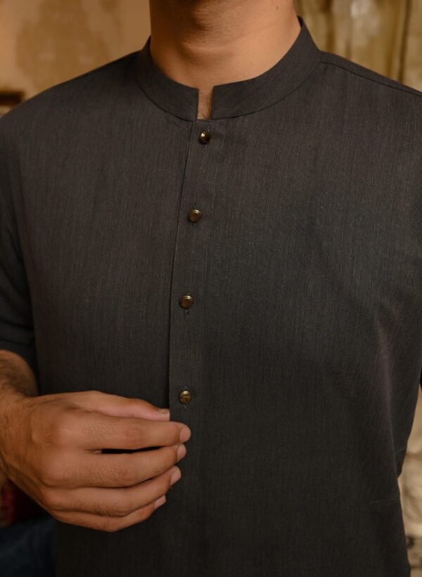 Dark Gray Kurta Pajama