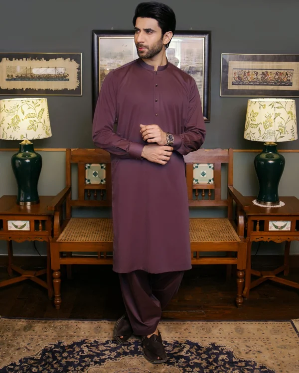Brown Kameez Shalwar