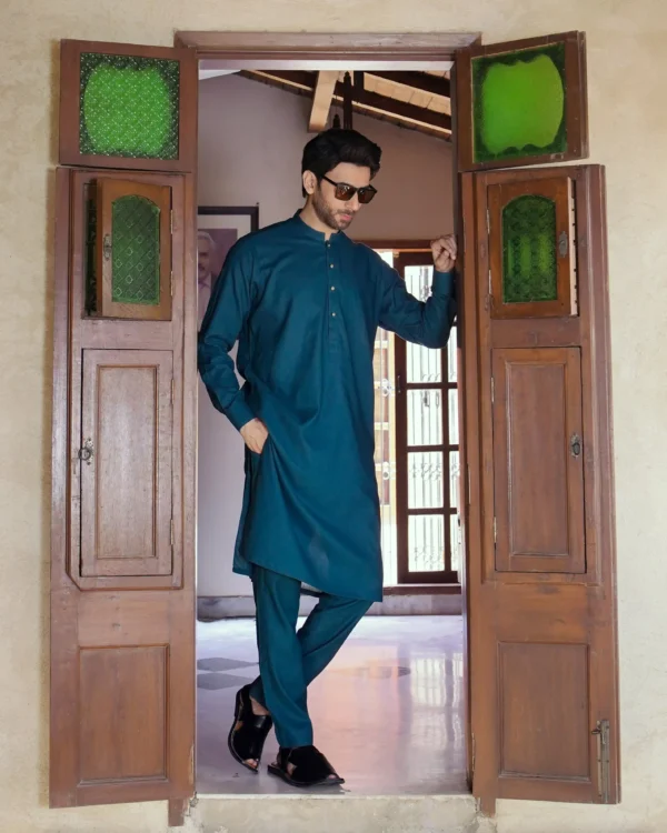 Green Kurta Pajama For Men