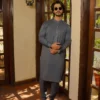 Gray Blended Kurta Pajama 5 Gray Kurta Pajama For Men