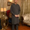 Dark Gray Kurta Pajama