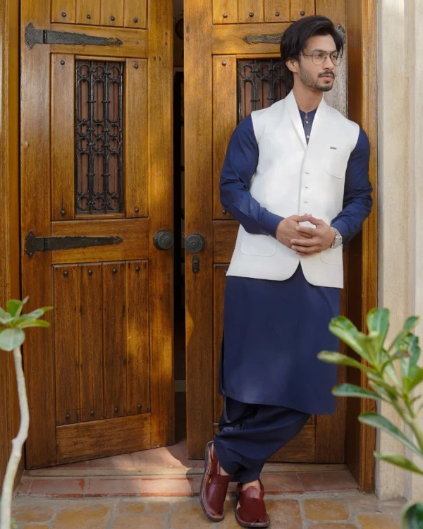 White Waistcoat For Men
